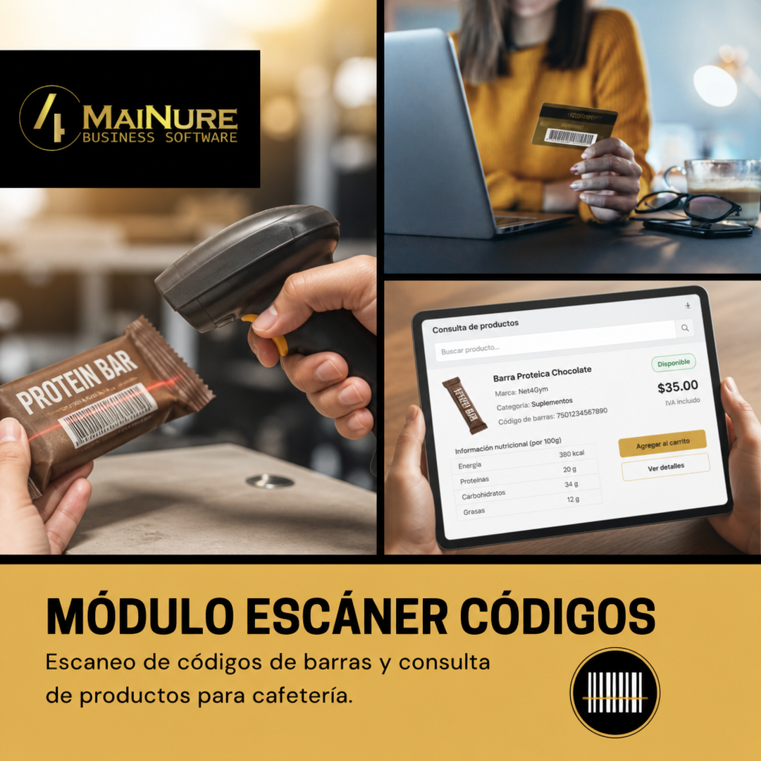 Módulo Escáner de Códigos y Open Food Facts